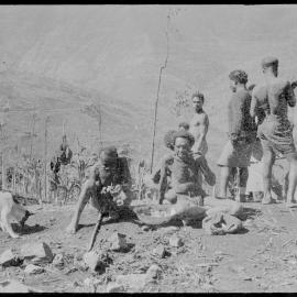 Group Gathered on Mountainside