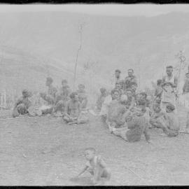 Group Gathered on Mountainside
