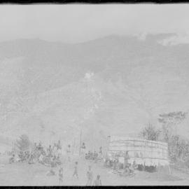 Group Gathered on Mountainside