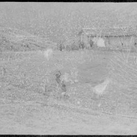 Man Performing with Long Spear