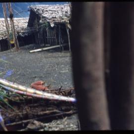 Buildings with Food Poles Outside