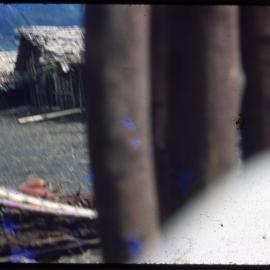 Buildings with Food Poles Outside