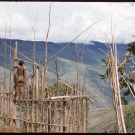 Man Constructing Building