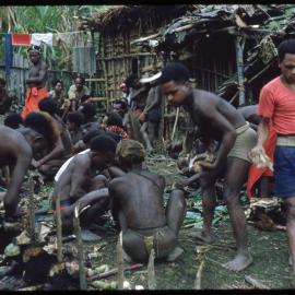 Men Distributing Food