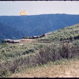 Buildings on Mountainside, Papua New Guinea
