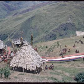Village with Lengths of Cloth