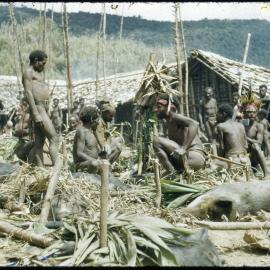 Group Preparing for a Ceremony
