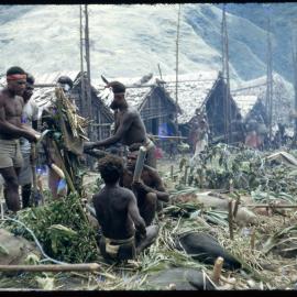 Men Preparing for a Ceremony
