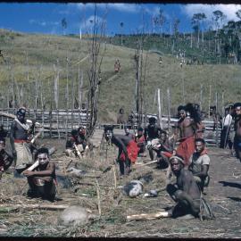 Group Preparing for a Ceremony