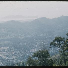 View Across Land and Mountains