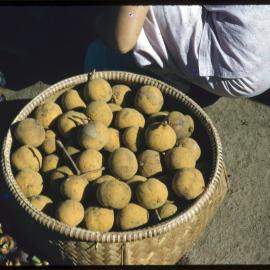Basket of Santol Fruit