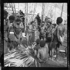 Men Gathered in a Village