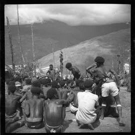 Group Sitting in Mountainside Village