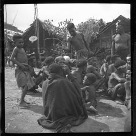 Group Sitting in Mountainside Village