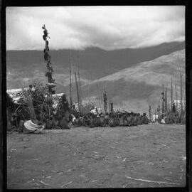 Group Sitting in Mountainside Village
