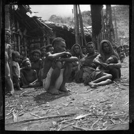 Group Sitting in Mountainside Village