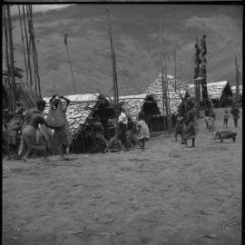 People Gathered in Mountainside Village