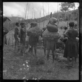Women Carrying Net Bags