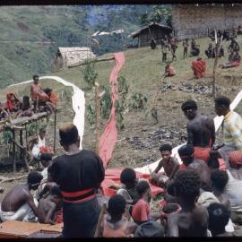 Group Preparing Lengths of Cloth