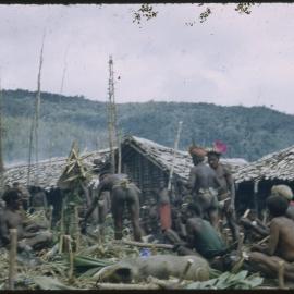 Group Preparing for a Ceremony
