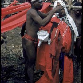 People Preparing for a Ceremony