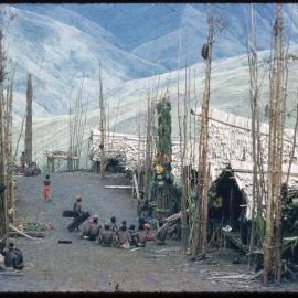 Village with Food Poles