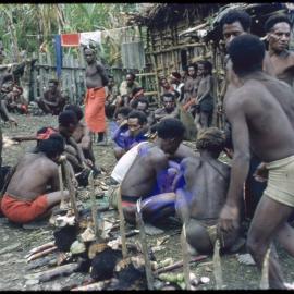 Group Preparing for a Ceremony