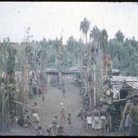 Village with Food Poles