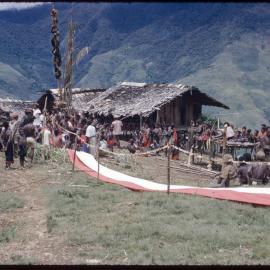 Crowd Gathered in Mountainside Village