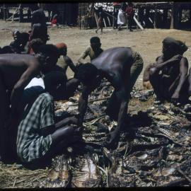 Men Distributing Food