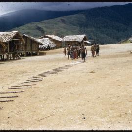 Group Laying Sticks for Food Distribution