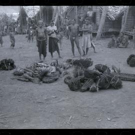 Group Distributing Food for a Ceremony