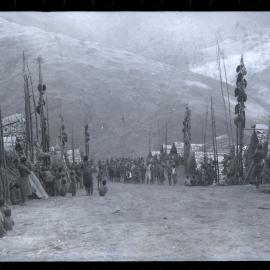 Group Performing in a Village