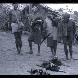 Group Distributing Food for a Ceremony