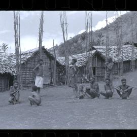 Men and Children in Mountainside Village