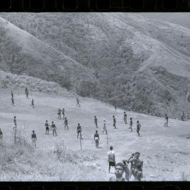 Group Gathered on Mountainside