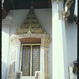 Door at Wat Na Phra Men (Monastery in Front of the Funeral Pyre)