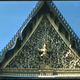 Carved Gable at Wat Phra Kaew (Temple of the Emerald Buddha), Bangkok