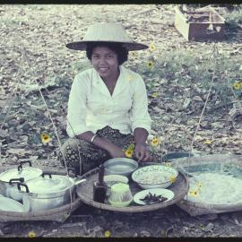 Woman Selling Snacks, Pitsanuloke, Thailand