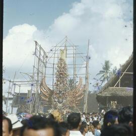Construction of a Ngaben Bade