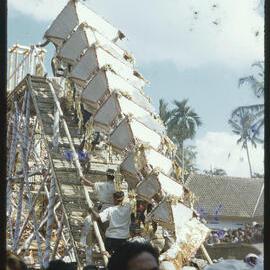 Construction of a Ngaben Bade