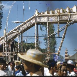 Construction of a Ngaben Bade