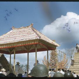 Construction of a Ngaben Bade