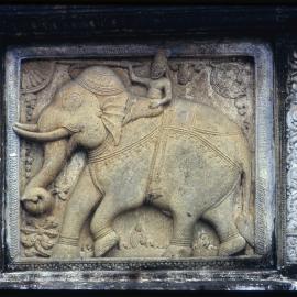 Bas Relief at the Temple of the Sacred Tooth Relic, Kandy
