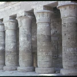 Columns at Temple of Ramesses III, Medinet Habu