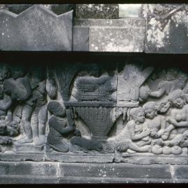 Carving at Prambanan Temple