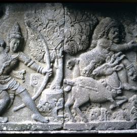 Carving at Prambanan Temple