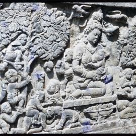 Carving at Prambanan Temple