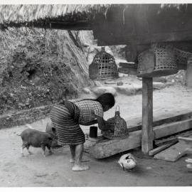 Woman with Livestock