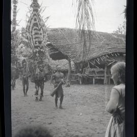 [Manum Island, New Guinea] Dance of Two ’’Tumburan" at Sisimaggum